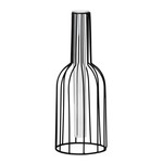 Torre & Tagus Wire Bottle Vase 10.5" - Black