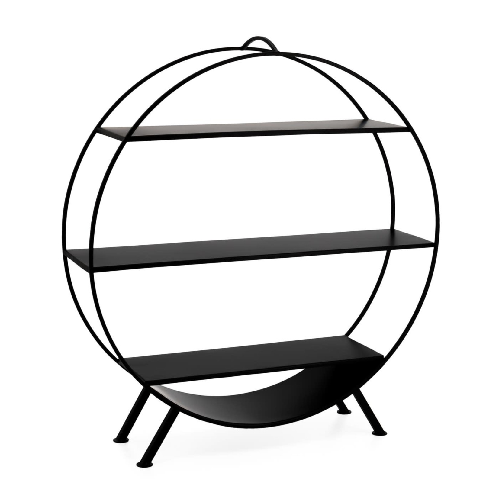 Torre & Tagus Round Metal Standing Shelf - 22"