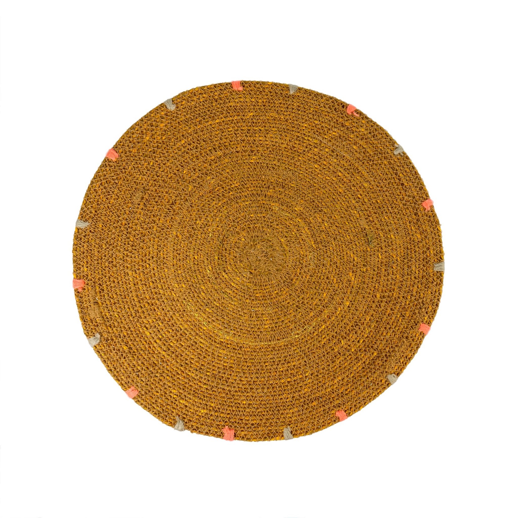 Indaba Cassia Seagrass Placemat - Amber