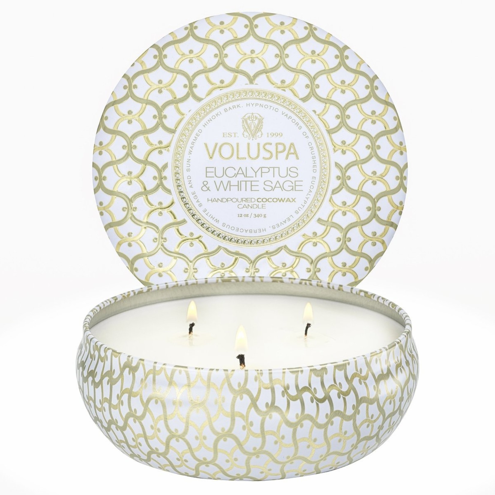 Voluspa Eucalyptus 3 Wick Tin