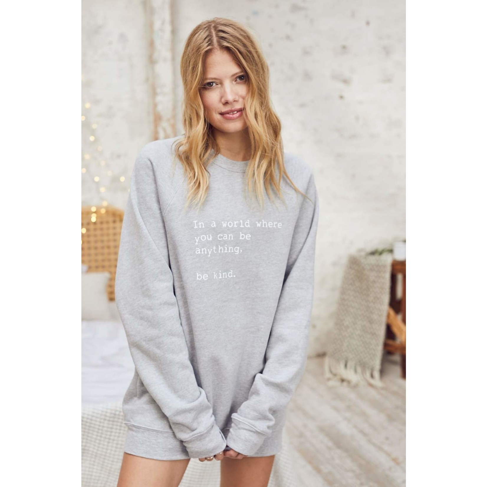 OM + AH Be Kind Relaxed Sweater