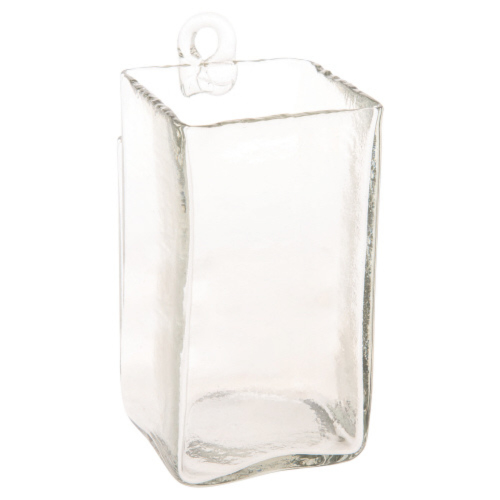 karma Hand Blown Hanging Glass Vase - tall