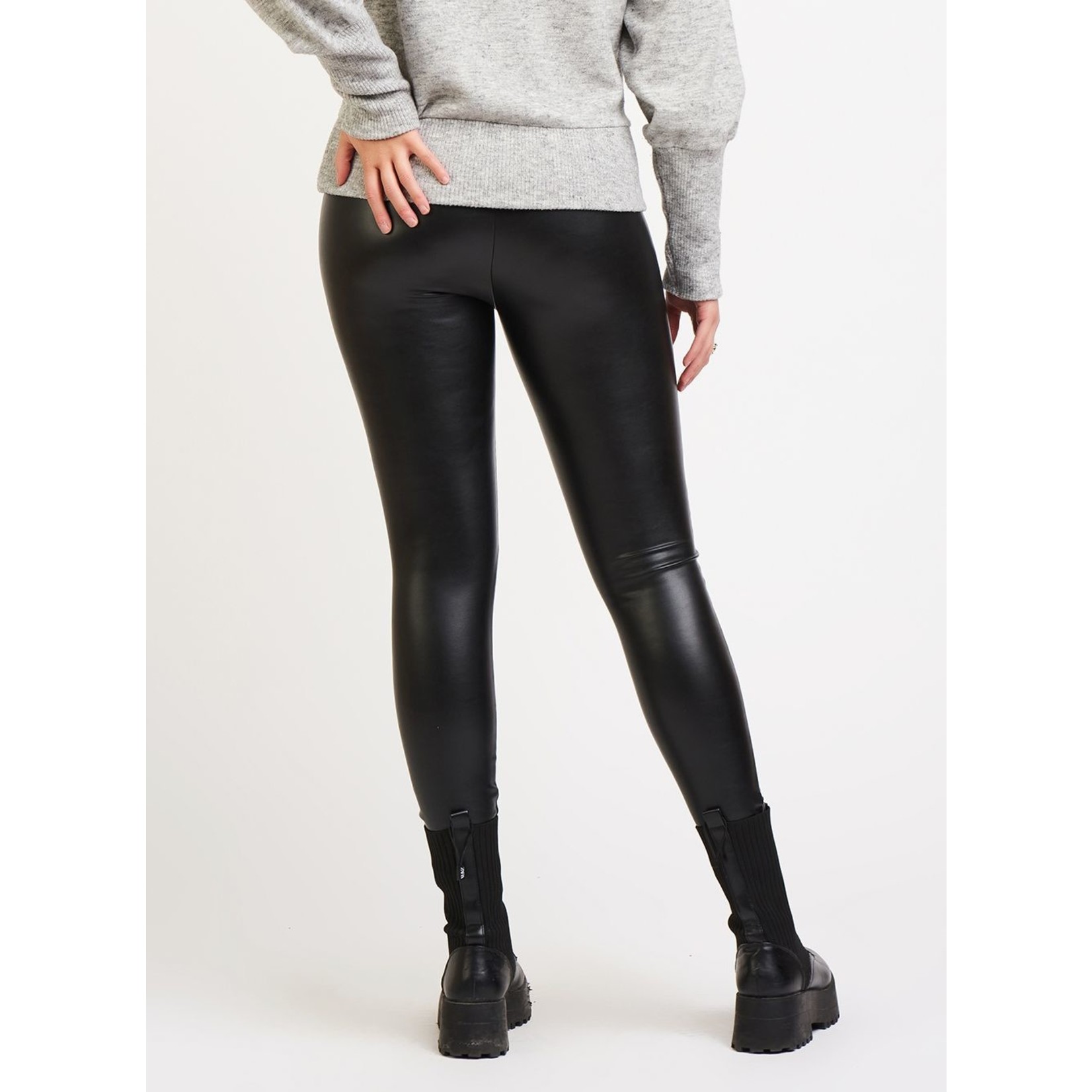 Dex High Waisted Faux Leather Legging