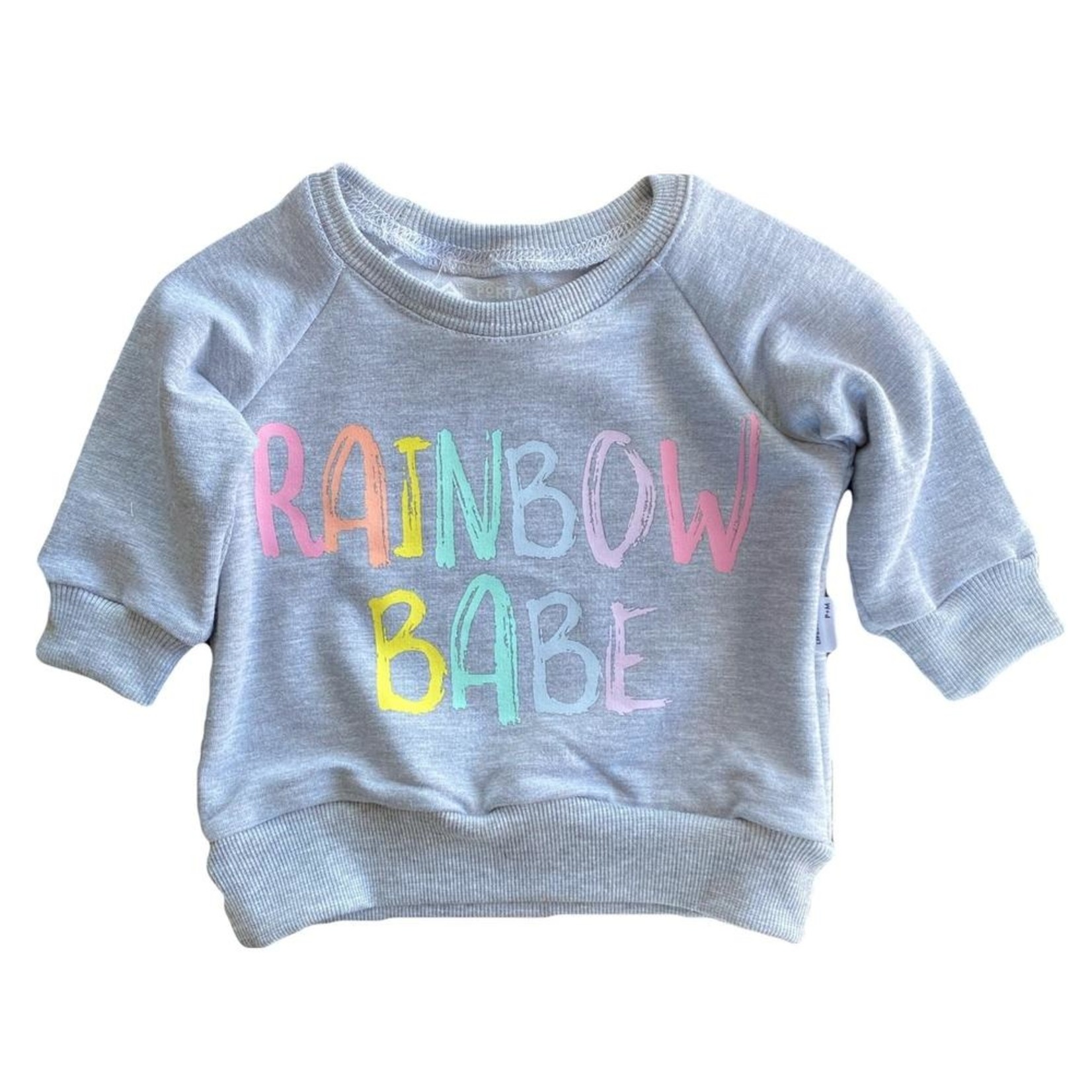 Portage and Main Rainbow Babe Sweatshirt - 5/6T