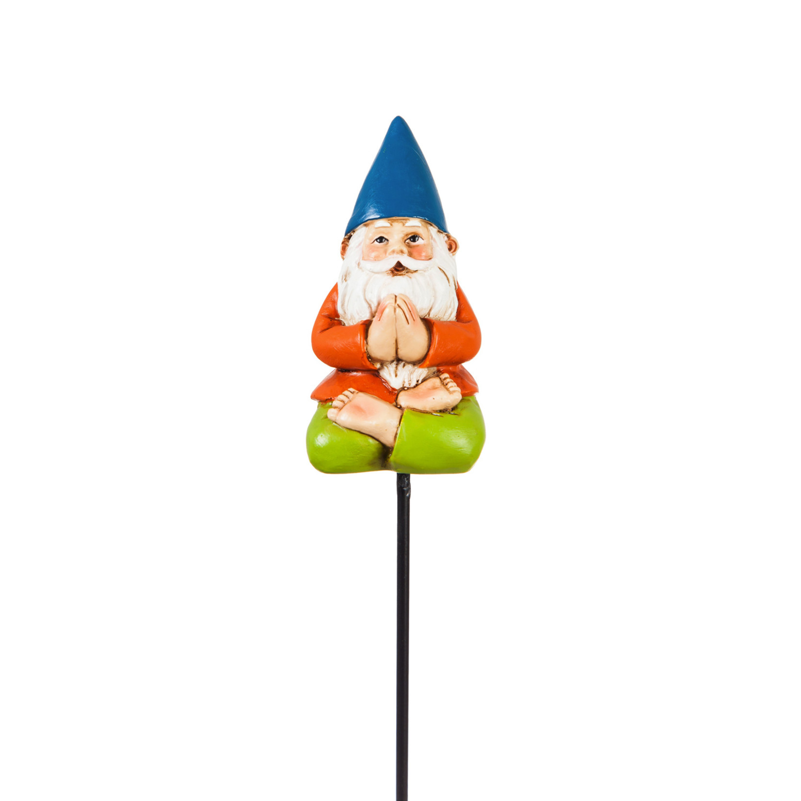 Evergreen Yoga Gnome Plant Pick - 13"