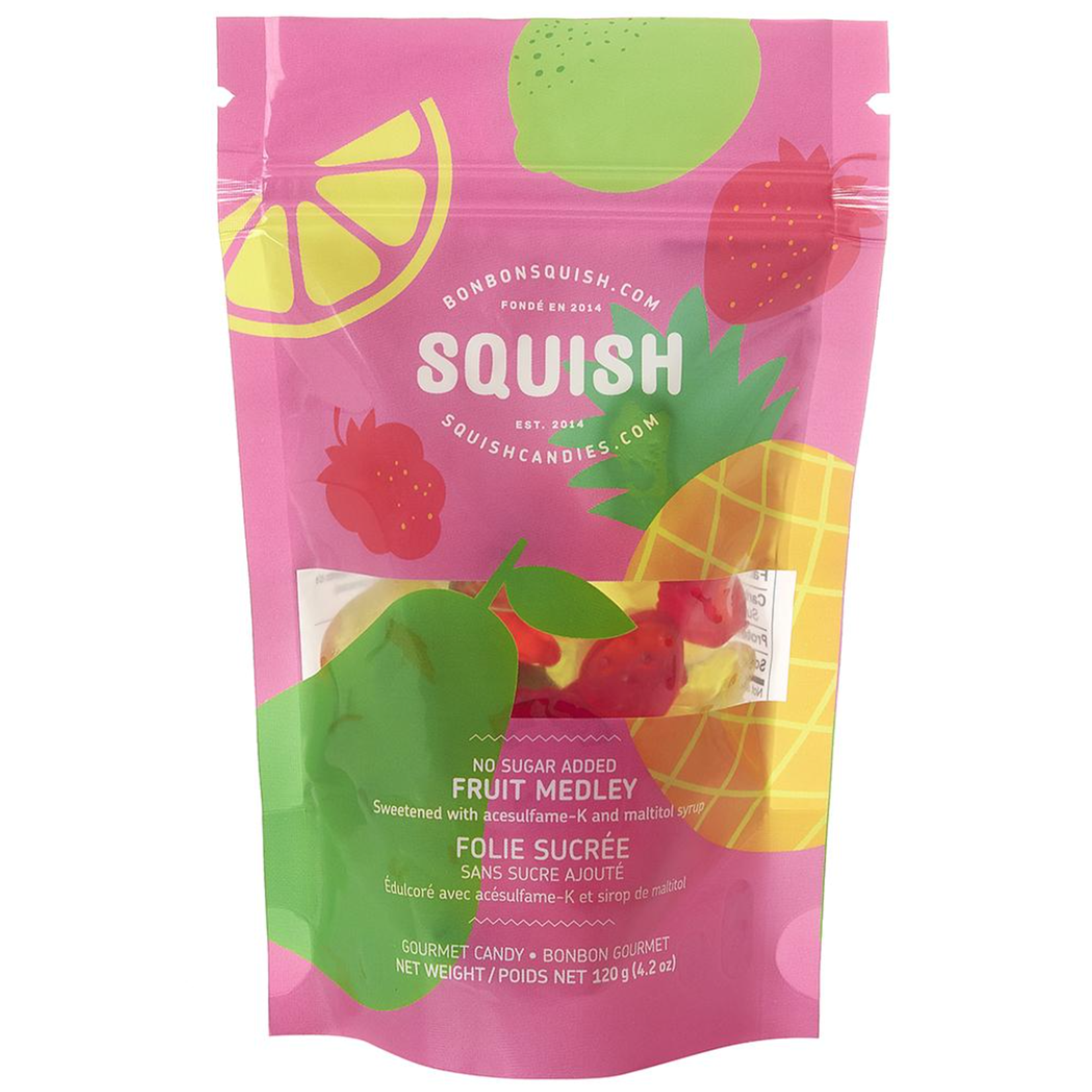 Squish Candy Fruit Medley - No sugar added