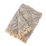 Indaba Tufted Lola Throw - Taupe