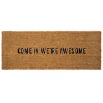 Indaba We're Awesome Long Doormat - 18"x48"