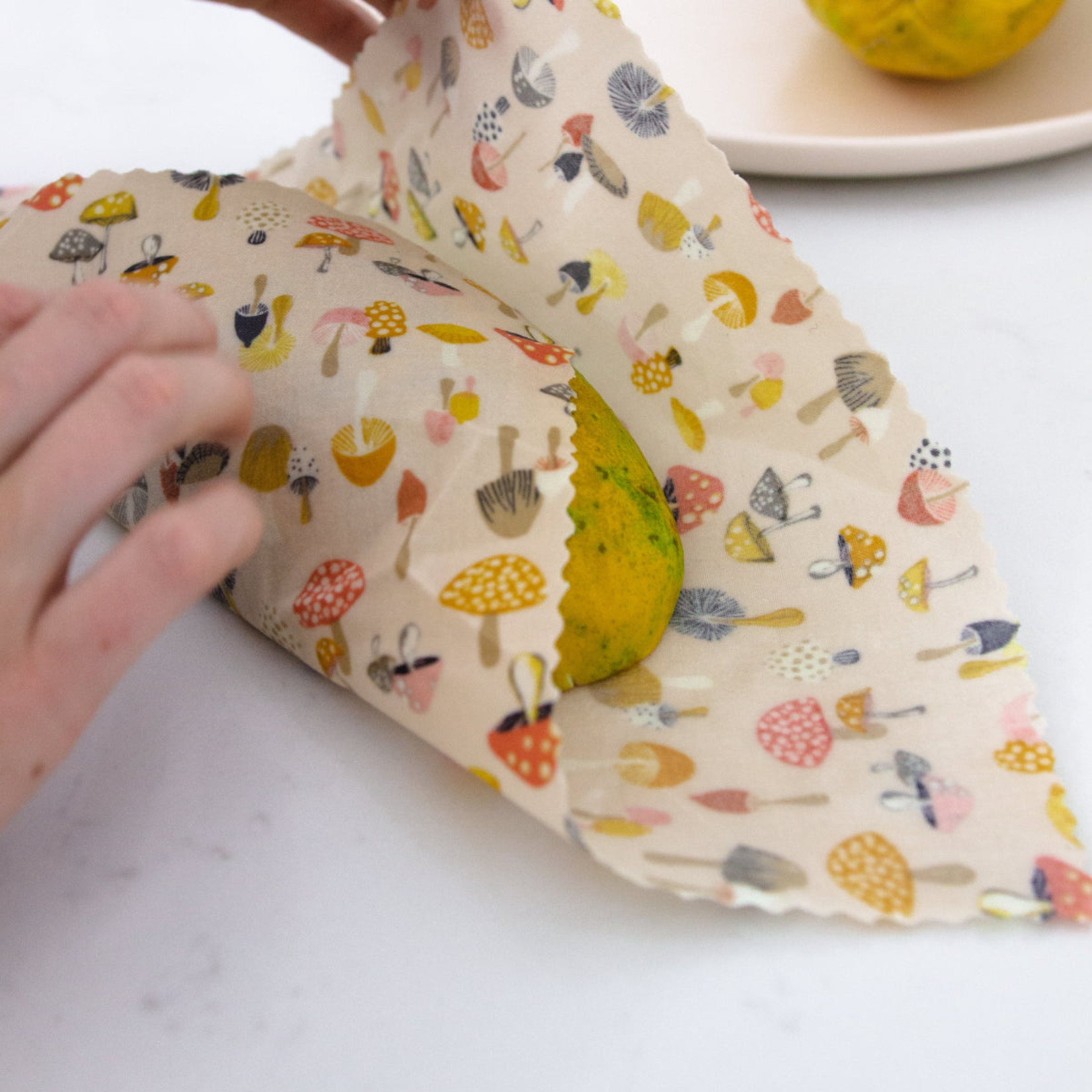 Goldilocks Wraps Beeswax Food Wrap - Mushrooms Single Sheet