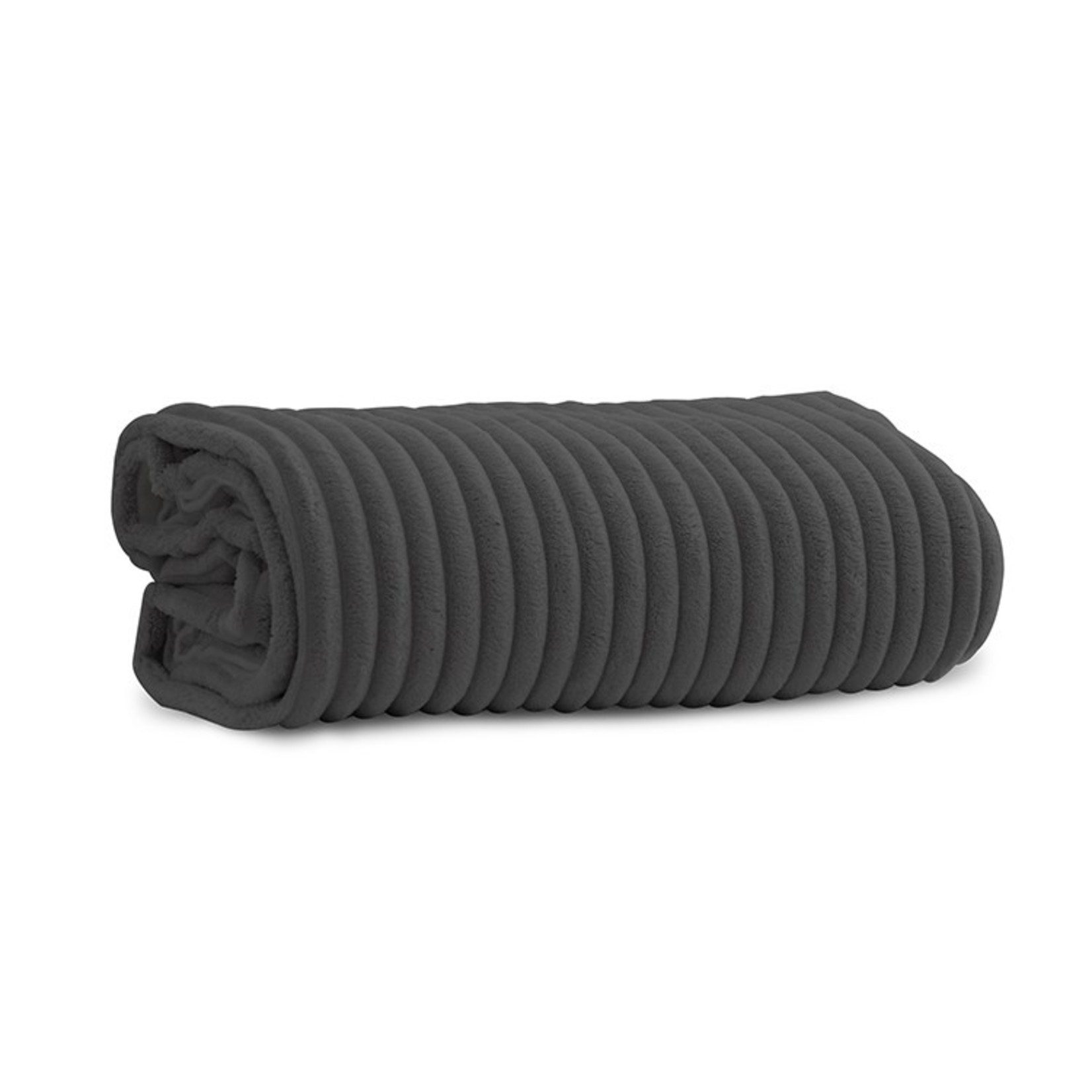 Harman Fleece Charcoal Throw