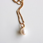 Lolo Jewellery Petit Pearl Necklace - 20"