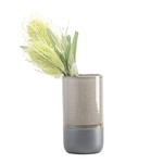 Torre & Tagus Tolo 2 Tone Grey Ceramic Vase - 9"