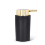 Abbott Black/Gold Soap Dispenser