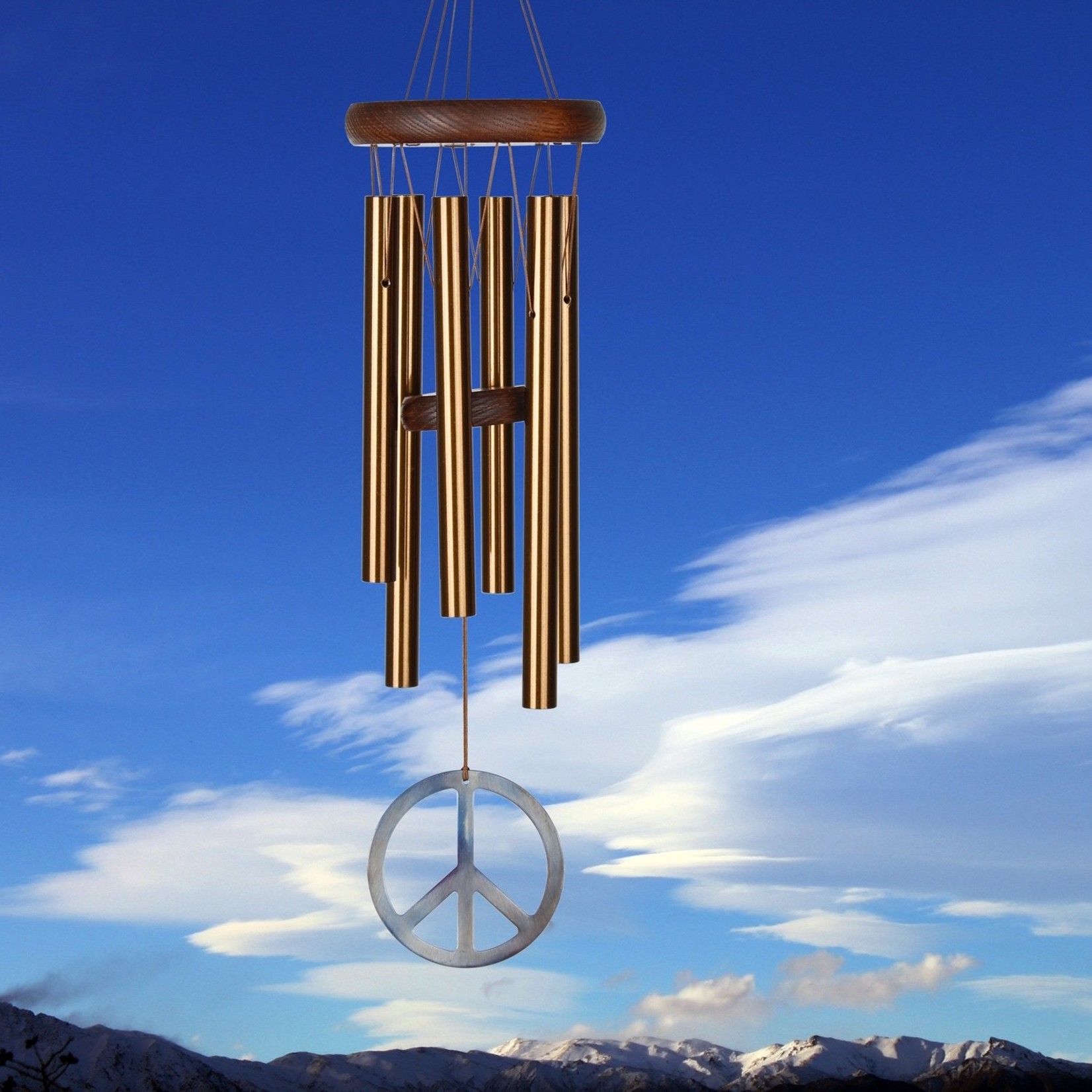 Woodstock Chimes Peace Chime - Bronze