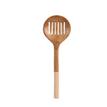 Rosha Living Clematis Slotted Wooden Spoon