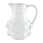 Mud Pie Beaded Terracotta Pitcher