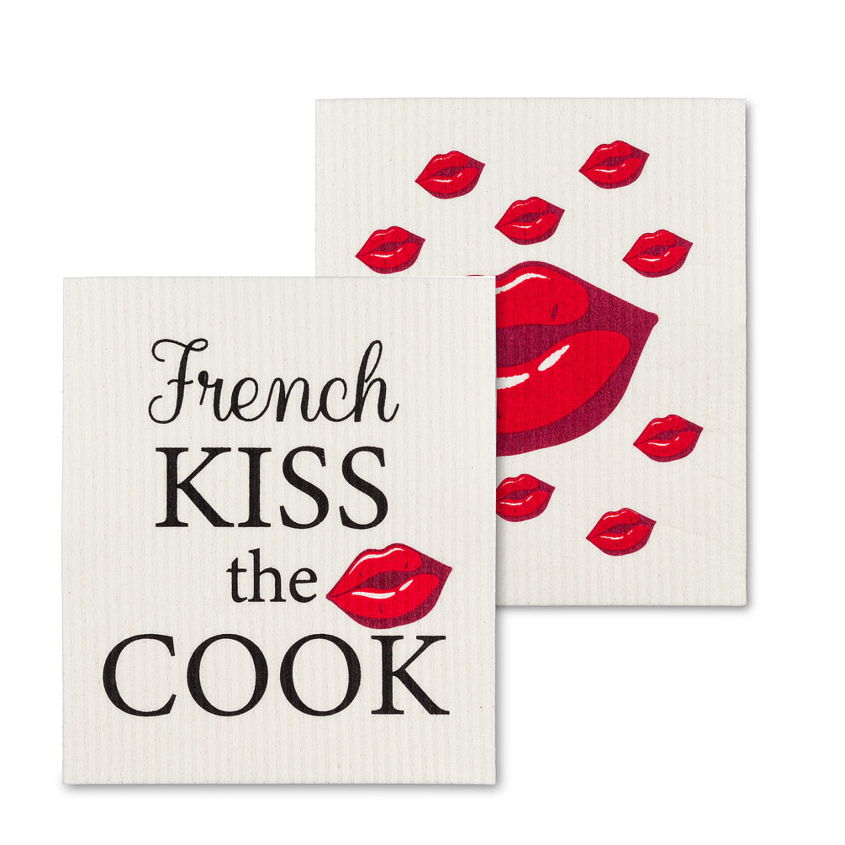 Abbott Kiss The Cook Dishcloth - s/2