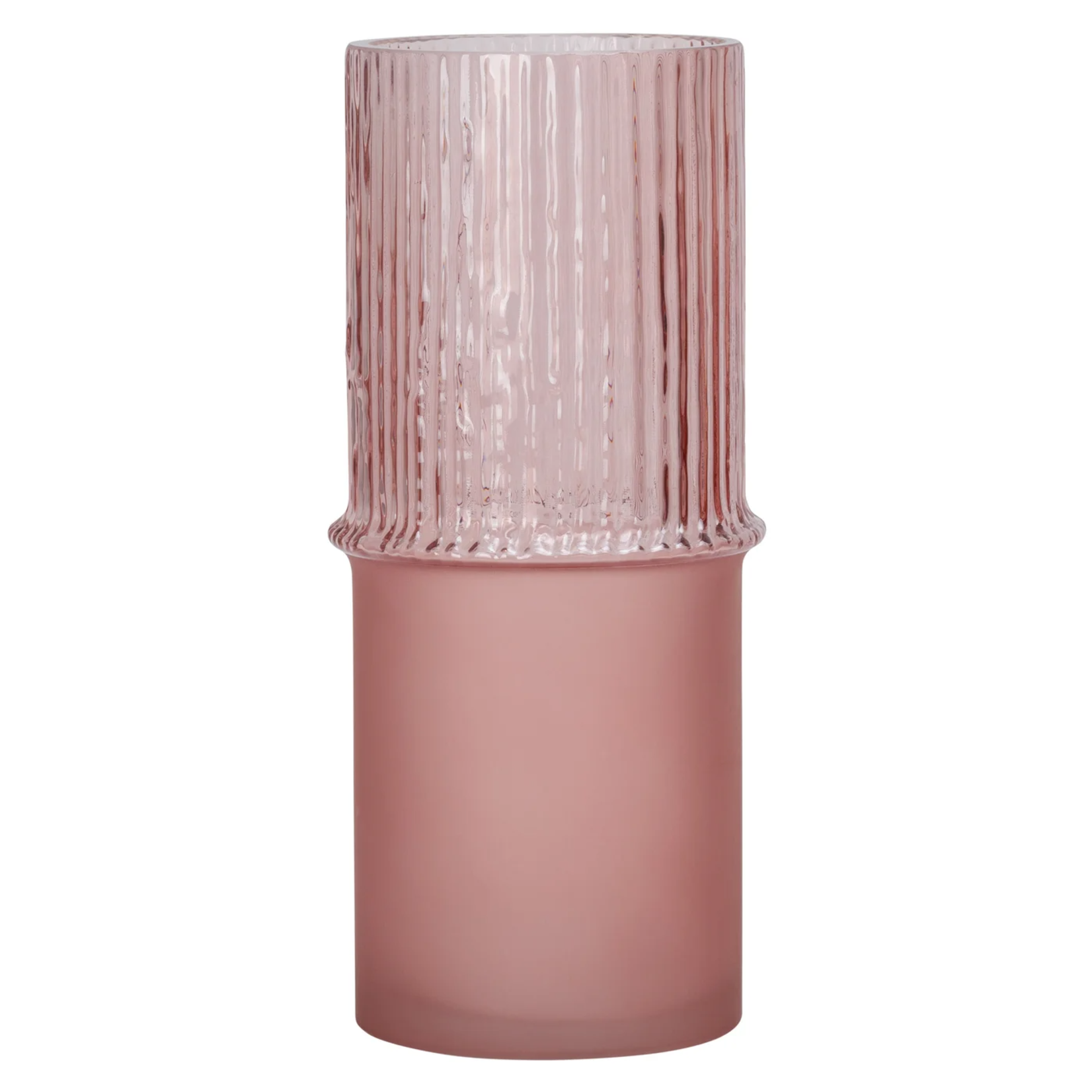 Torre & Tagus Tivoli Cylinder Vase - Pink - 12"h