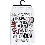 Primitives by Kathy Christmas Movies Tea Towel