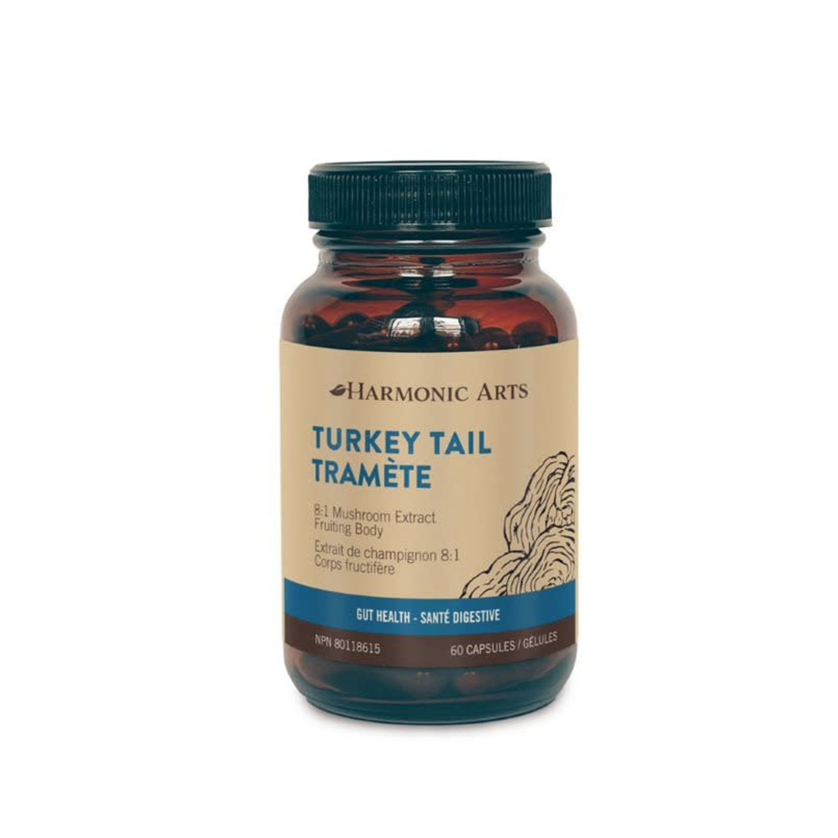 Harmonic Arts Turkey Tail Mushroom Capsules