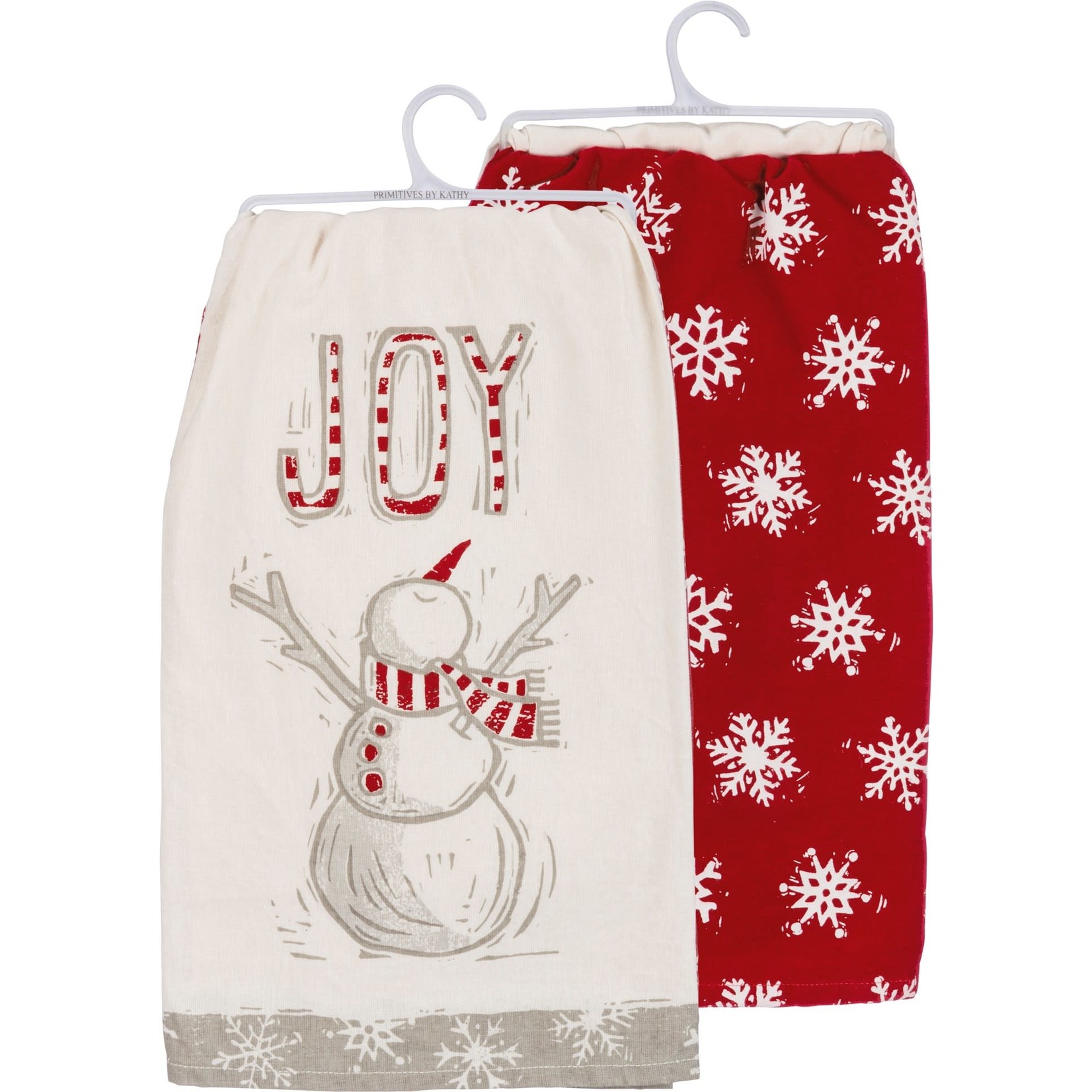 Joy Snowman Tea Towels
