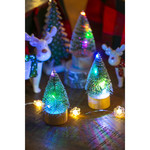 Evergreen LED Colour Changing Bottlebrush Tree - 5"