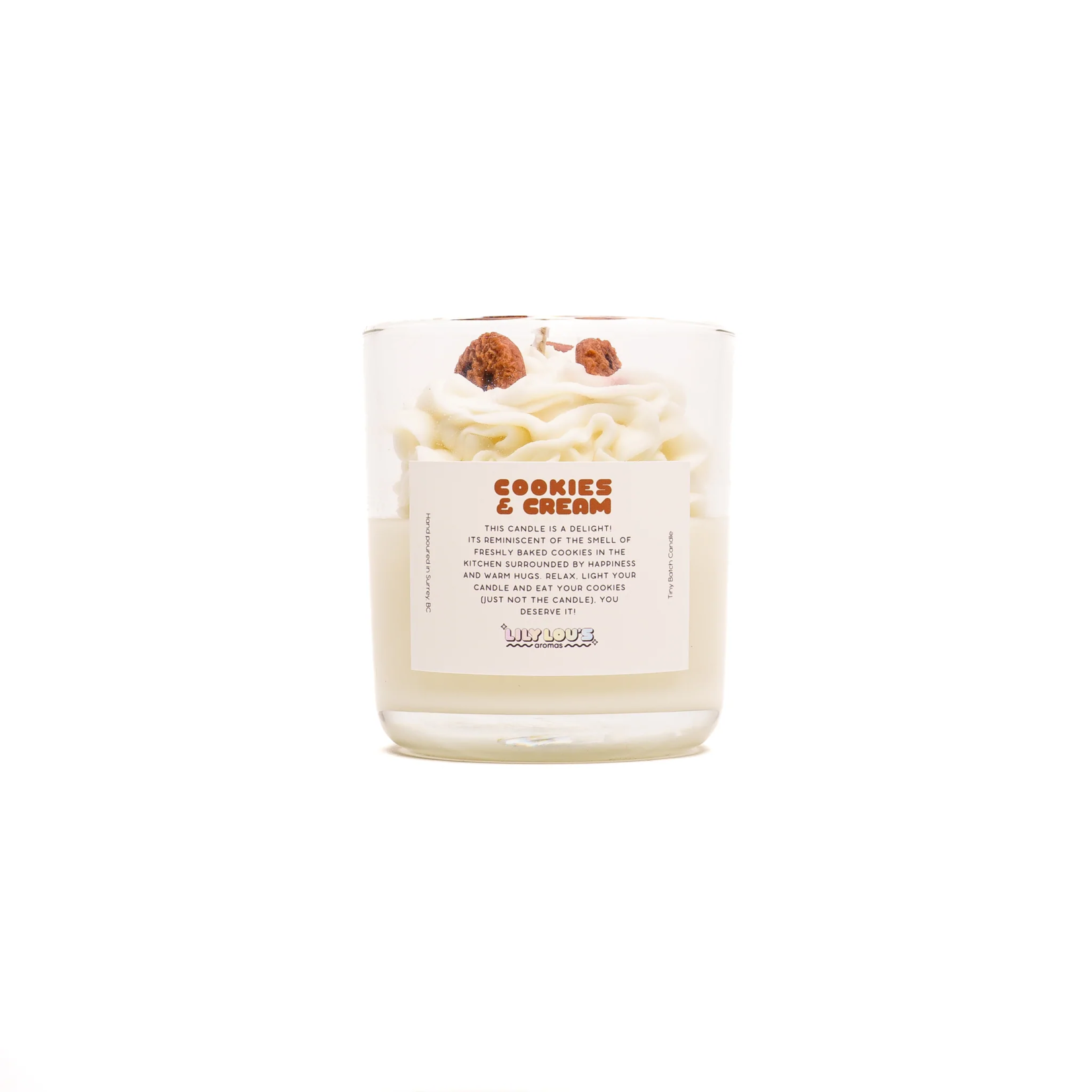 Lily Lou Cookies and Cream Whipped Candle