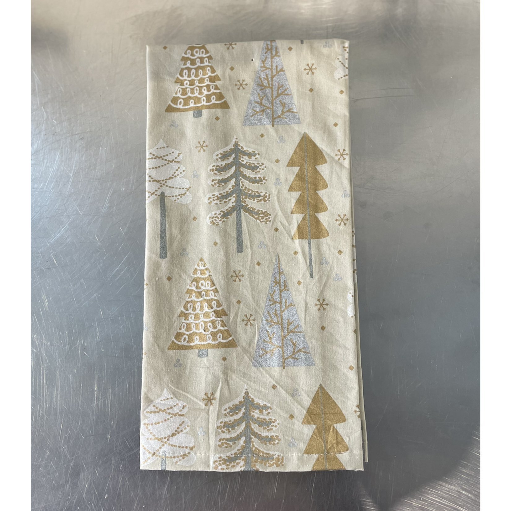 Harman Festive Metallic Trees Tea Towels - s/3