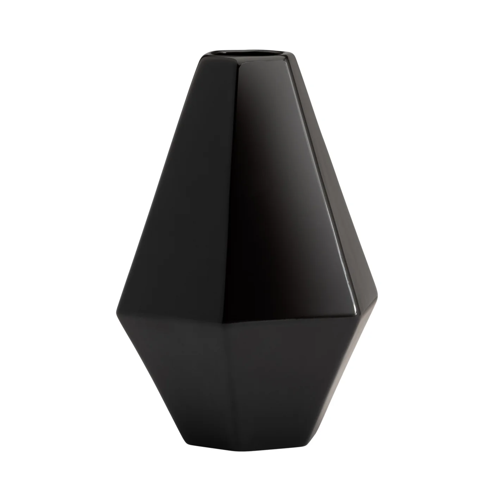 Torre & Tagus Black Two Toned Tapered Vase - 10"