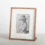 Forpost Trade Wood/White Picture Frame w/base