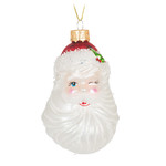 Abbott Winking Santa Ornament