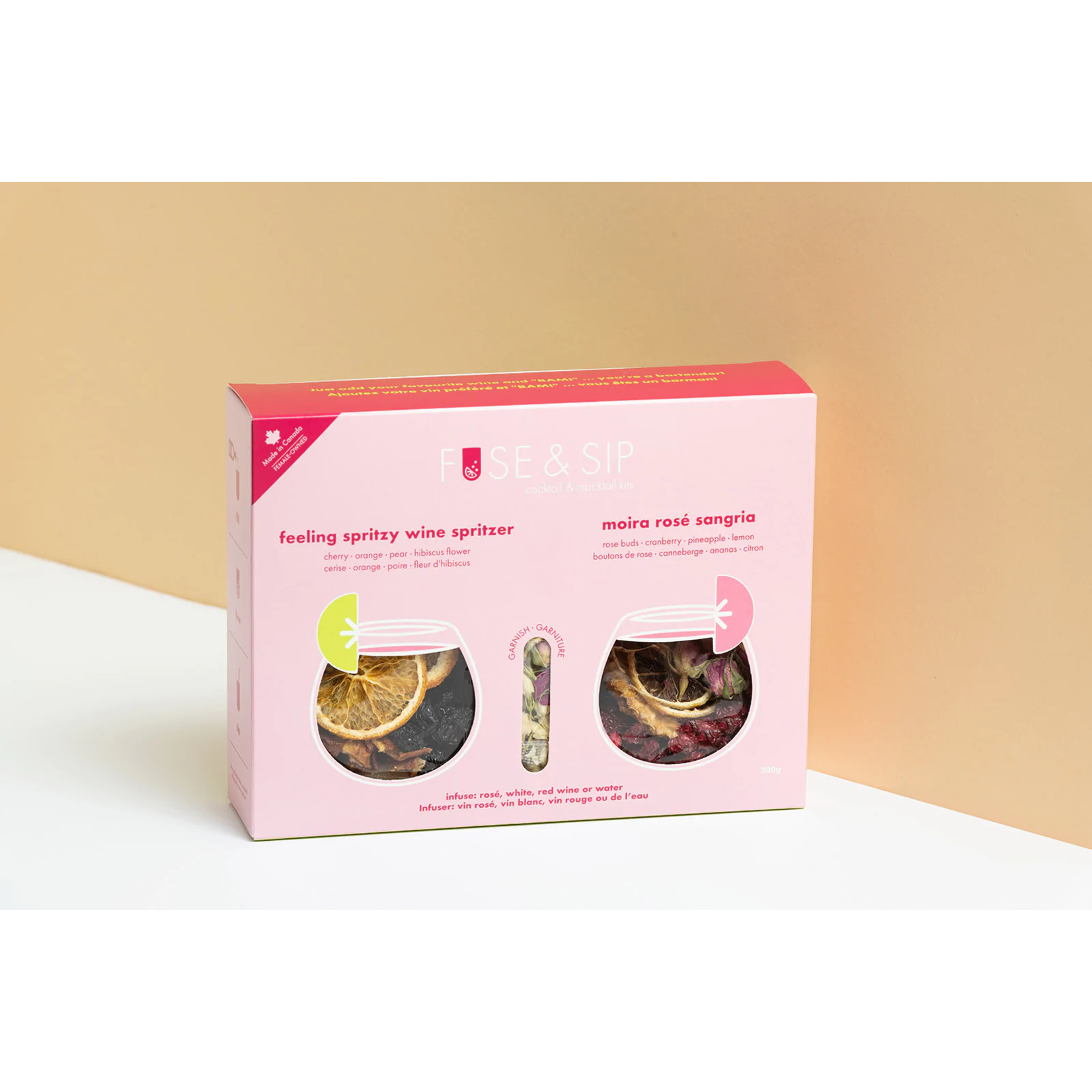 Fuse & Sip Feeling Spritzy & Moira Rose Sangria Gift Box
