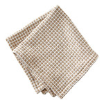 Textured Checked Dishcloth - Linen - s/2