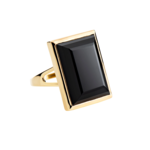 Lolo Jewellery Valencia Ring - Black Onyx
