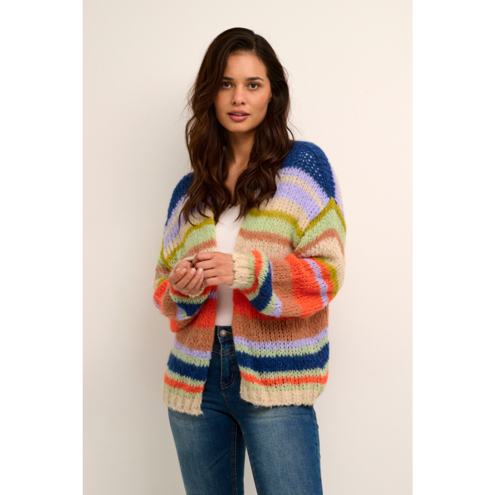 ameri MULTICOLOR KNIT CARDIGAN アメリ | www.knowhowtrg.com