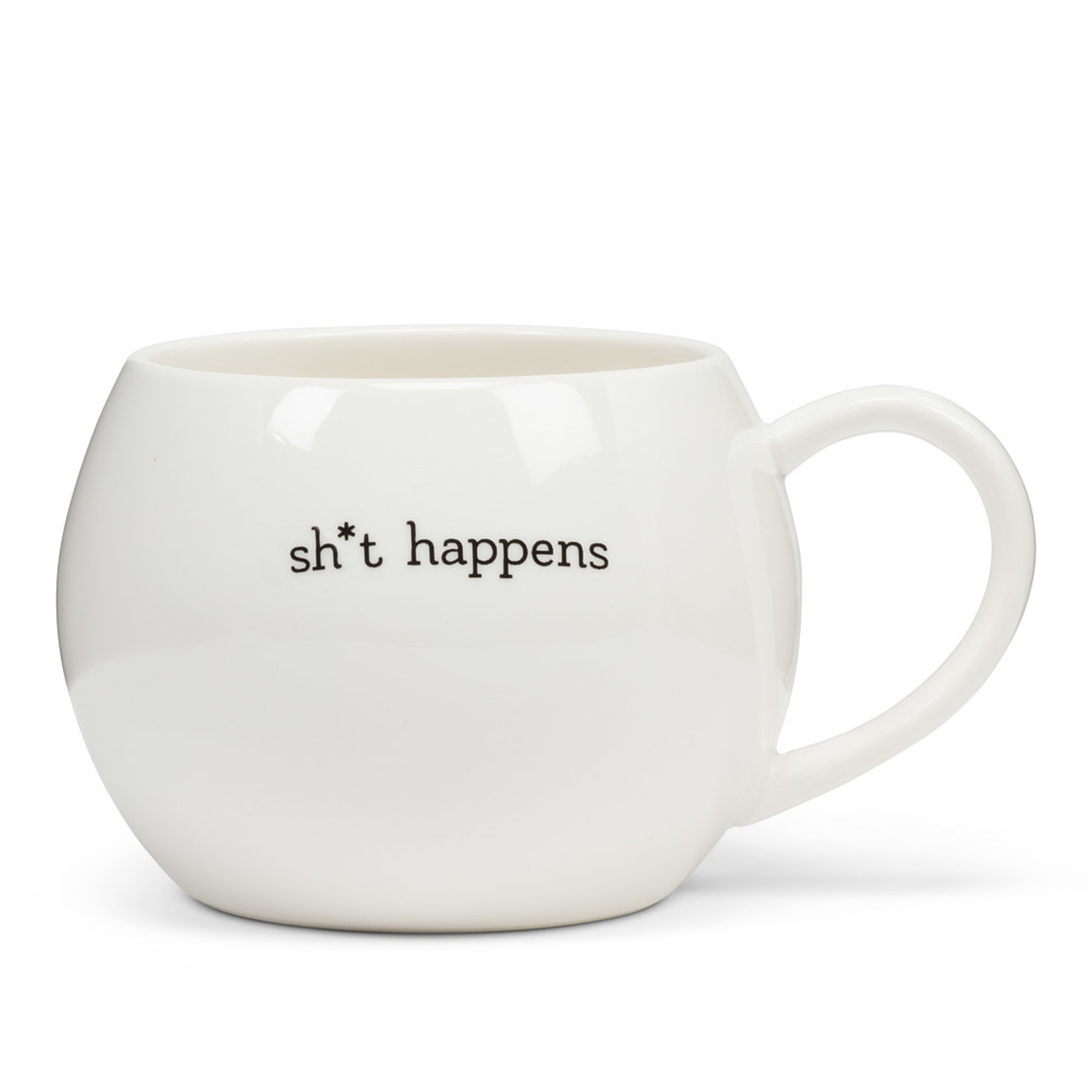 Abbott Sh*t Happen Ball Mug