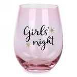 Attitudes Import Girls Night Pink Stemless Glass