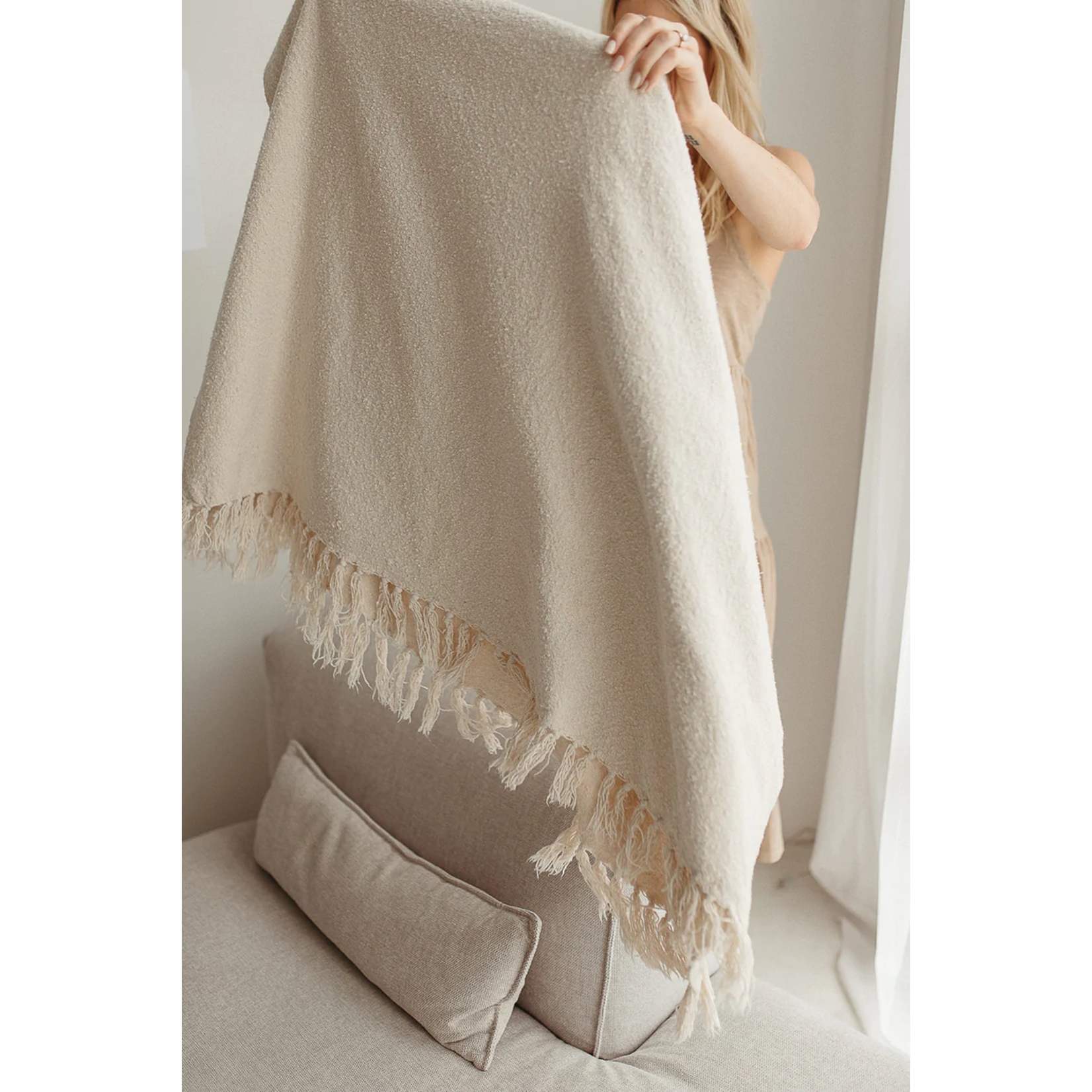 By Two Fields Organic Cotton Throw - 70