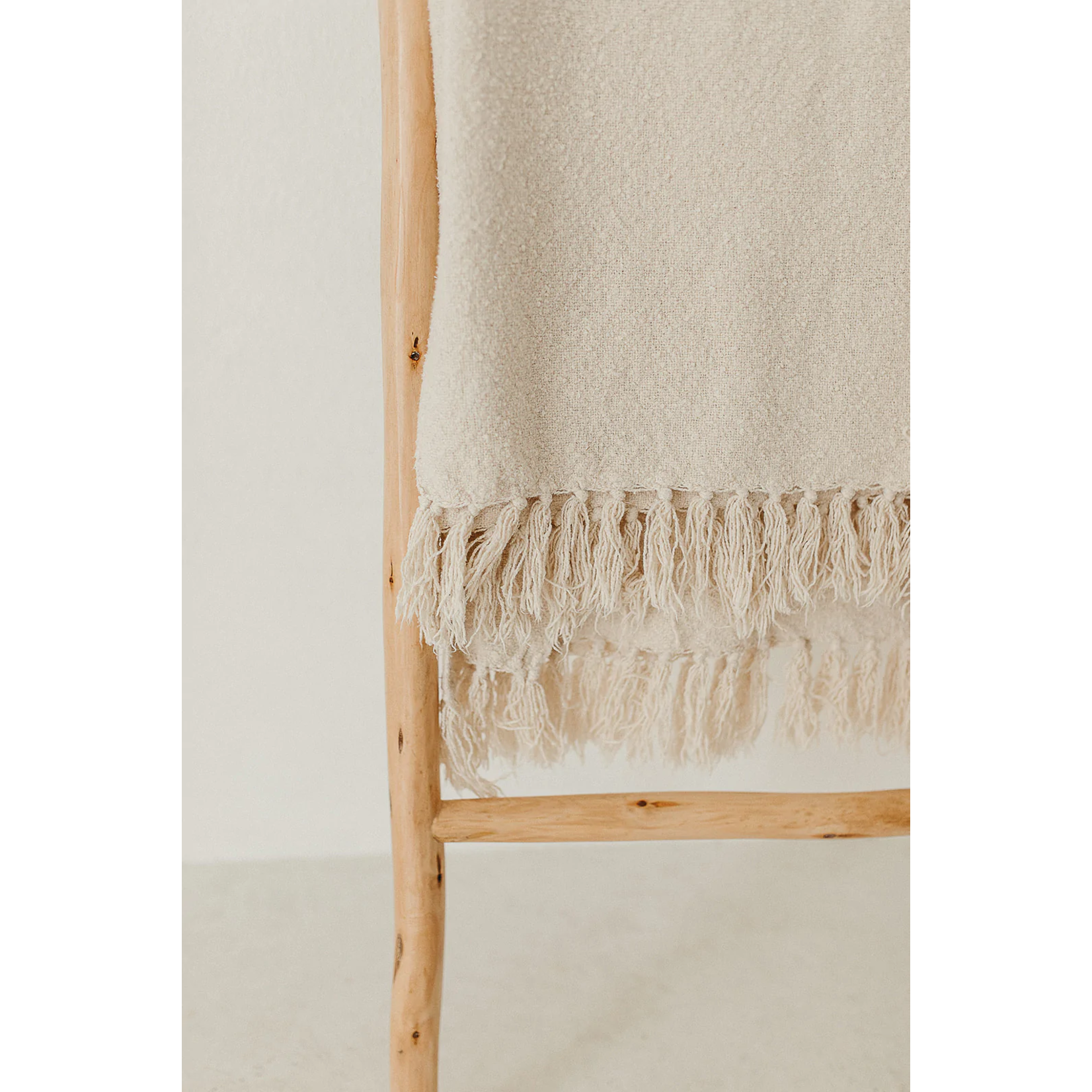 By Two Fields Organic Cotton Throw  - 70"x54"