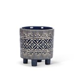 Abbott Aztec Styled Footed Pot - 5"
