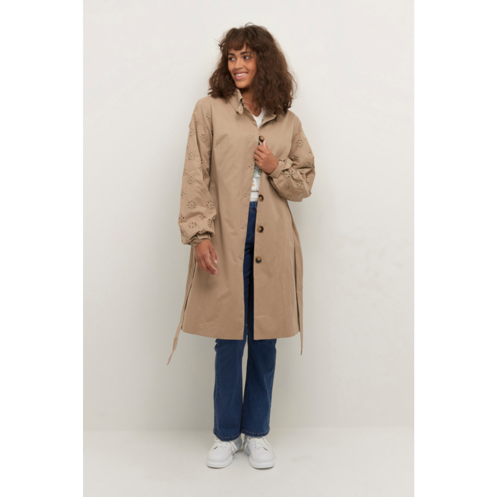 Cream Firenza Trenchcoat