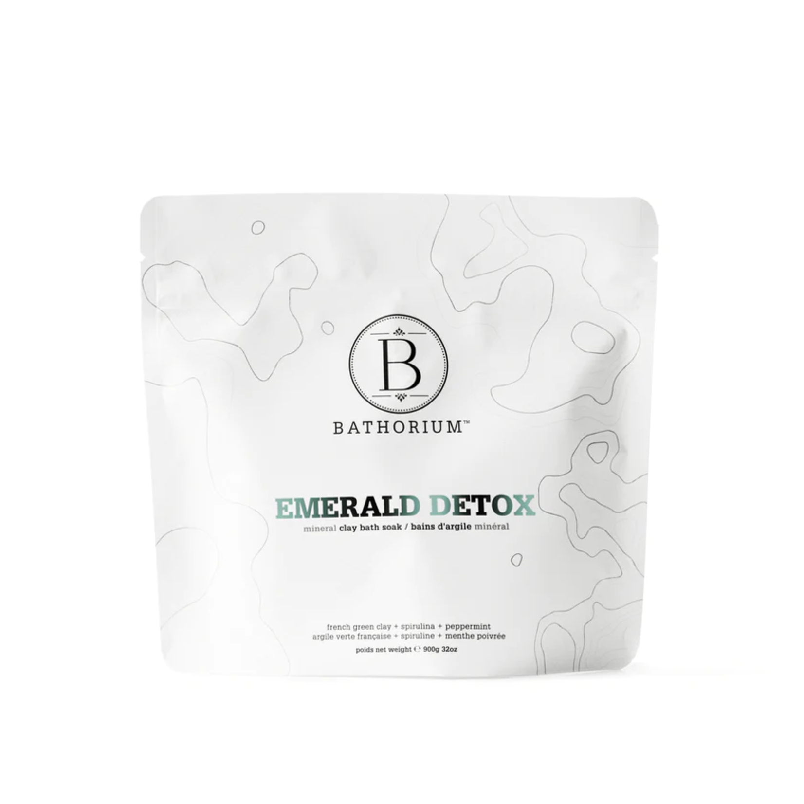 Bathorium Emerald Detox Clay Mineral Soak