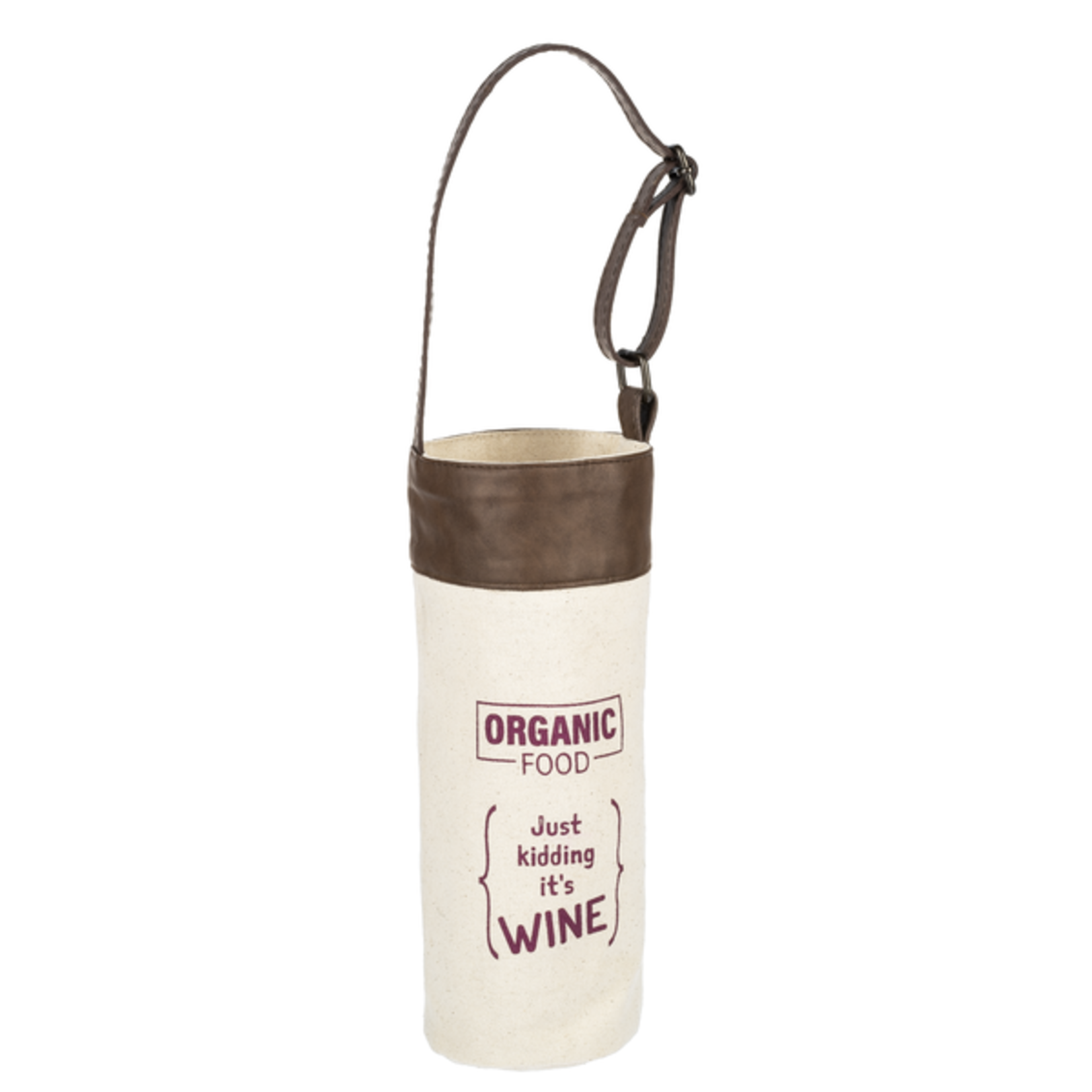 CBK Ganz Organic Food, Just Kidding Wine Bag