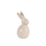 Nutcracker White Ceramic Bunny - 4.5"
