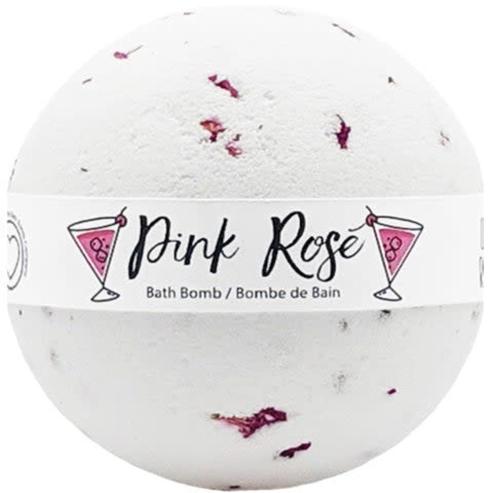 The Bath Bomb Pink Rose' Bath Bomb