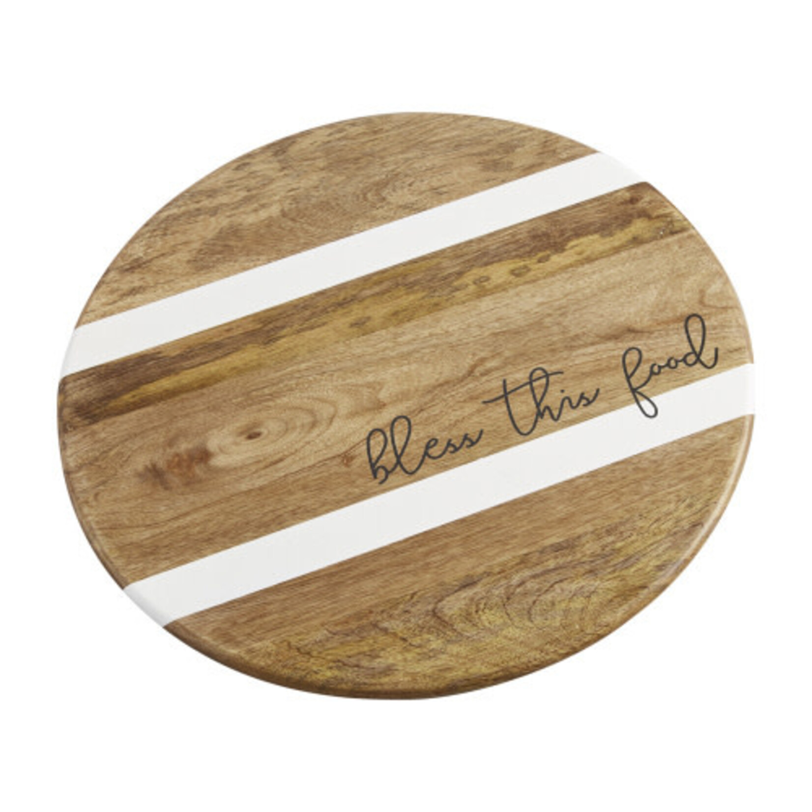 Mud Pie Bless This Food Lazy Susan Board - 16.5"