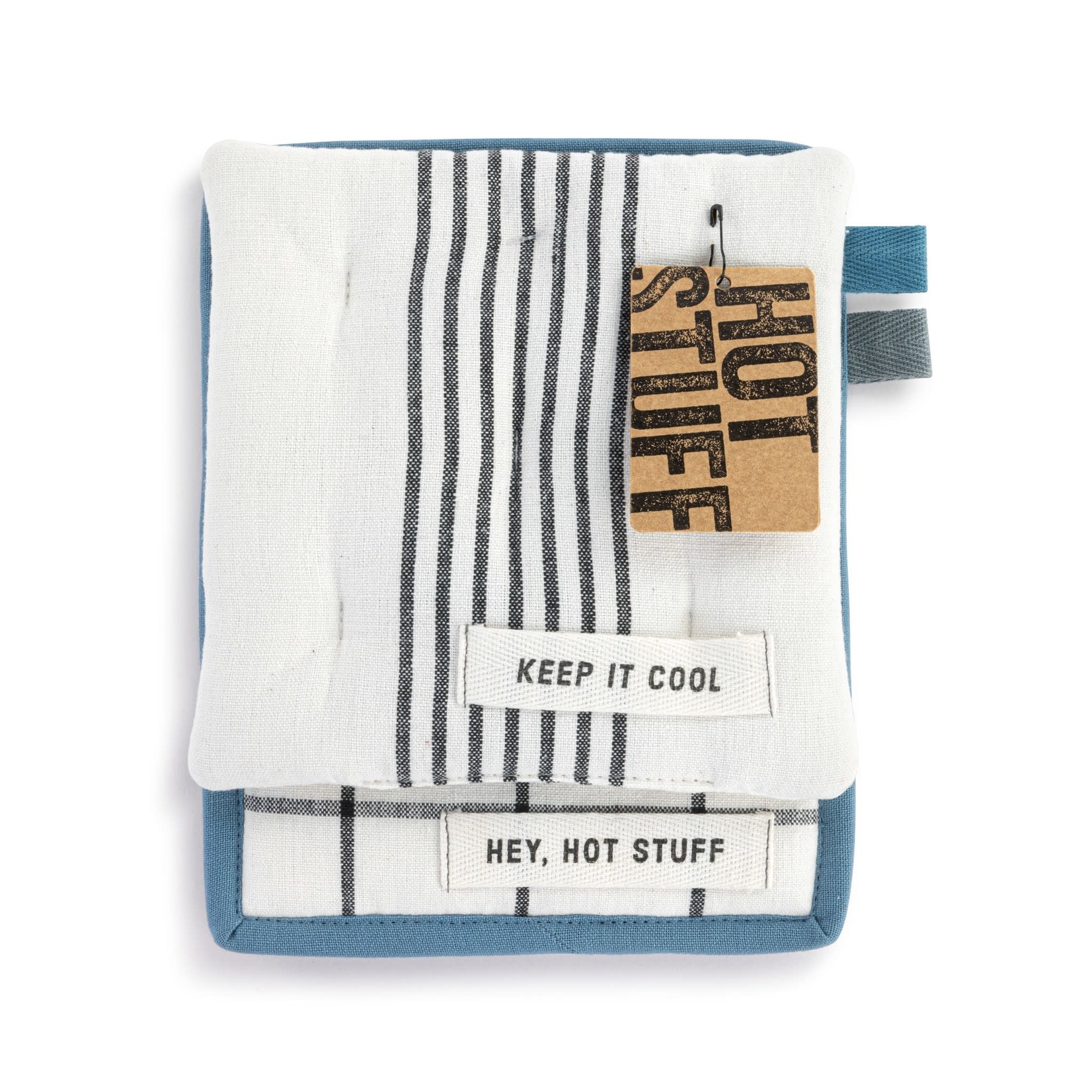 Demdaco Hey Hot Stuff Potholders - S/2