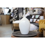 Torre & Tagus Lilo White Ceramic Vase - 12.25"