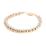 Lolo Jewellery Gold Ball Bracelet - 6mm