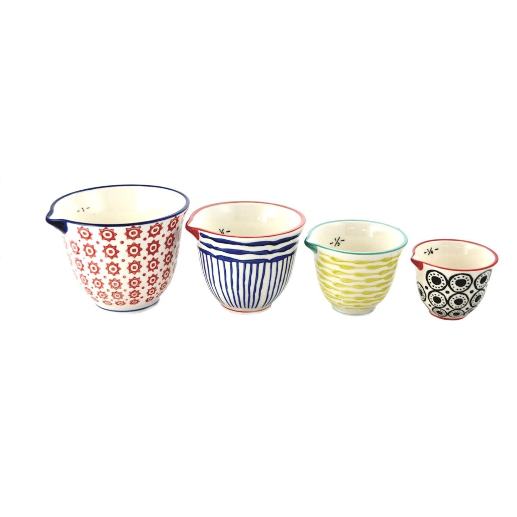 Ceramic Measuring Cups - Set/4